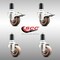 Service Caster 3 Inch 316SS High Temp Glass Filled Nylon 1-5/8 Inch Stem Caster Lck Brake, 2PK SS316TTLEX20S314-GFNSHT-2-S-2-158 - alternate 3